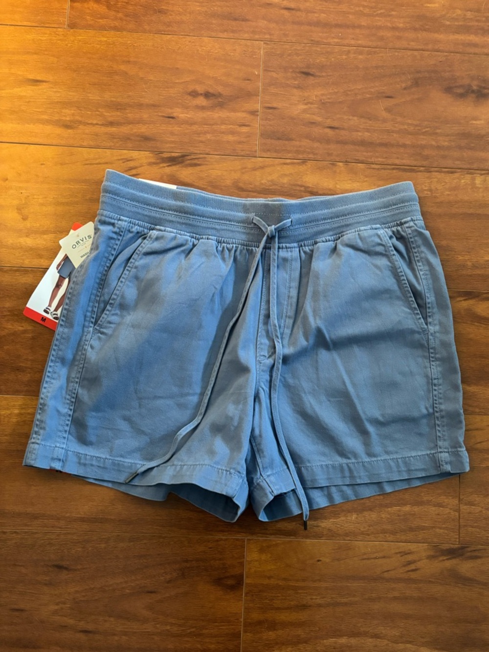 Orvis Sky Blue High-Waist Drawstring Women's Shorts